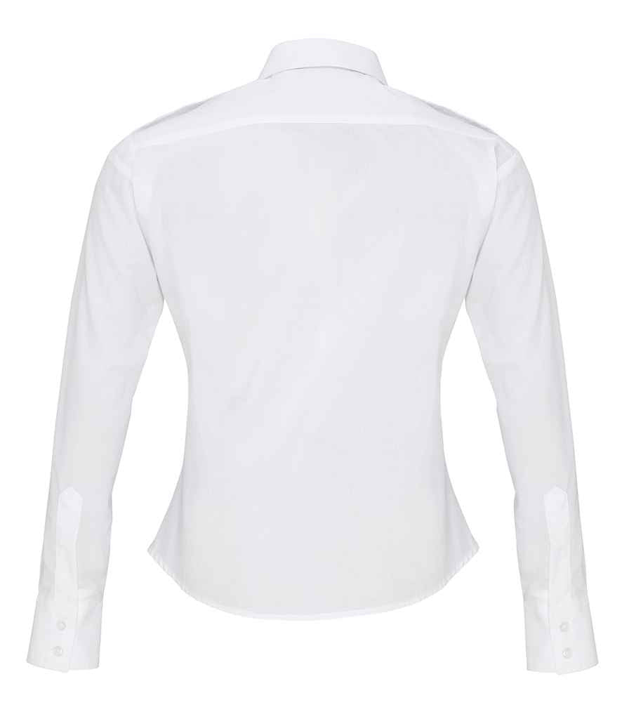 Premier - Ladies Long Sleeve Pilot Shirt-2