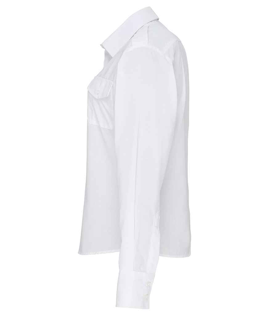 Premier - Ladies Long Sleeve Pilot Shirt-3